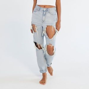 BDG mom high rise ripped jeans